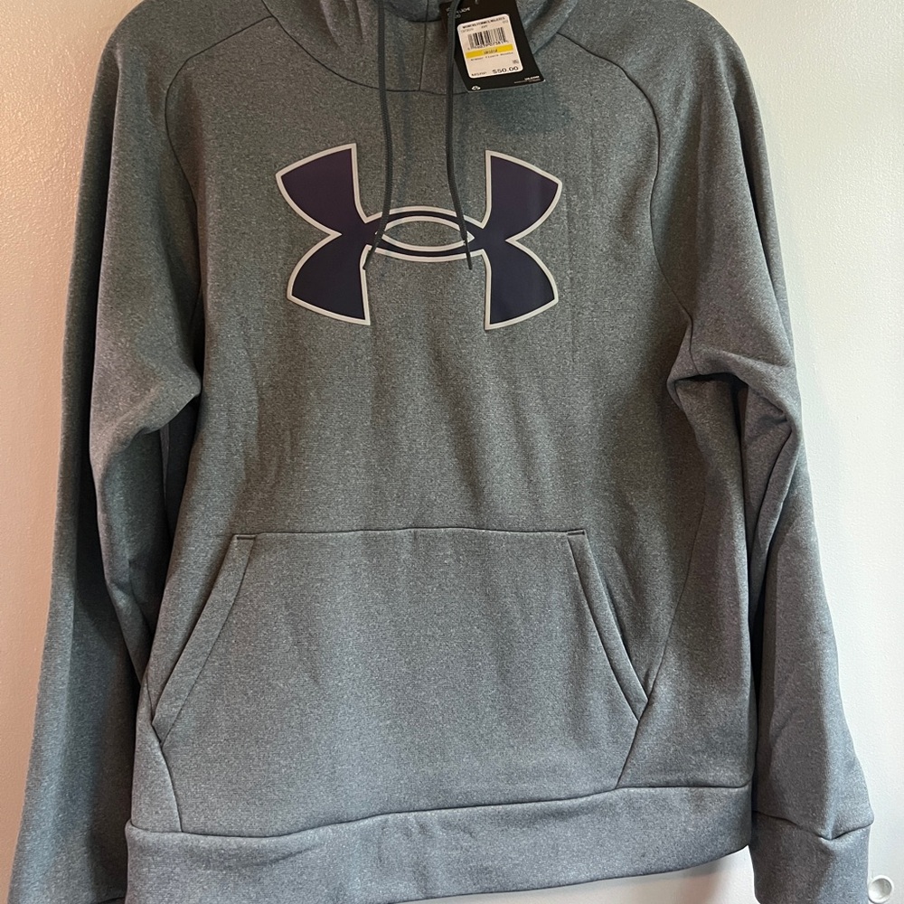 Under Armour Gray Fleece Hoodie